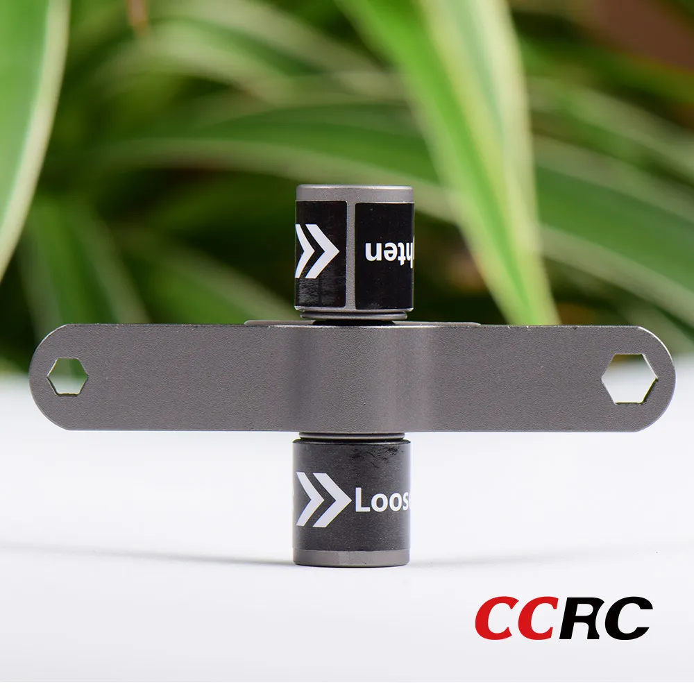 CCRC One-Way Bearing Wrench M5 Quad Wrench Repair Tools 7075 Aluminum Alloy Material Screwdriver Release For Propeller Motor