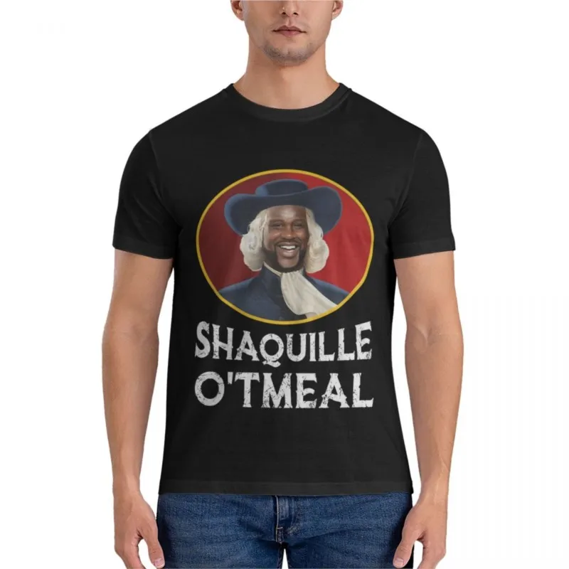 

Футболка Shaquille с овсянкой, забавная Классическая футболка Shaquille o'tед, женские футболки, женские топы, футболка, короткая футболка