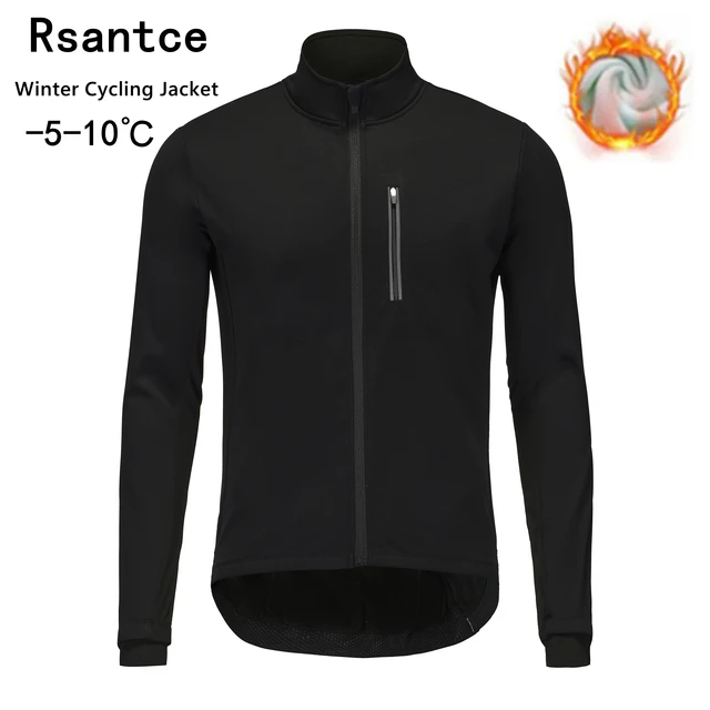 Rsantce 2024 Zimowa kurtka rowerowa Outdoor Ciepły polarowy płaszcz Termiczna kurtka rowerowa Mtb Rowerowa koszulka Wiatroodporna wiatrówka 자켓