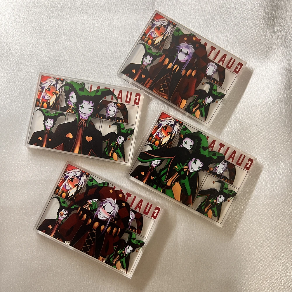 The Freak Circus Pierrot Harlequin Cosplay Acrylic Ornaments Cartoon Scary Clown DIY Stuff Anime Halloween Party Costumes Props