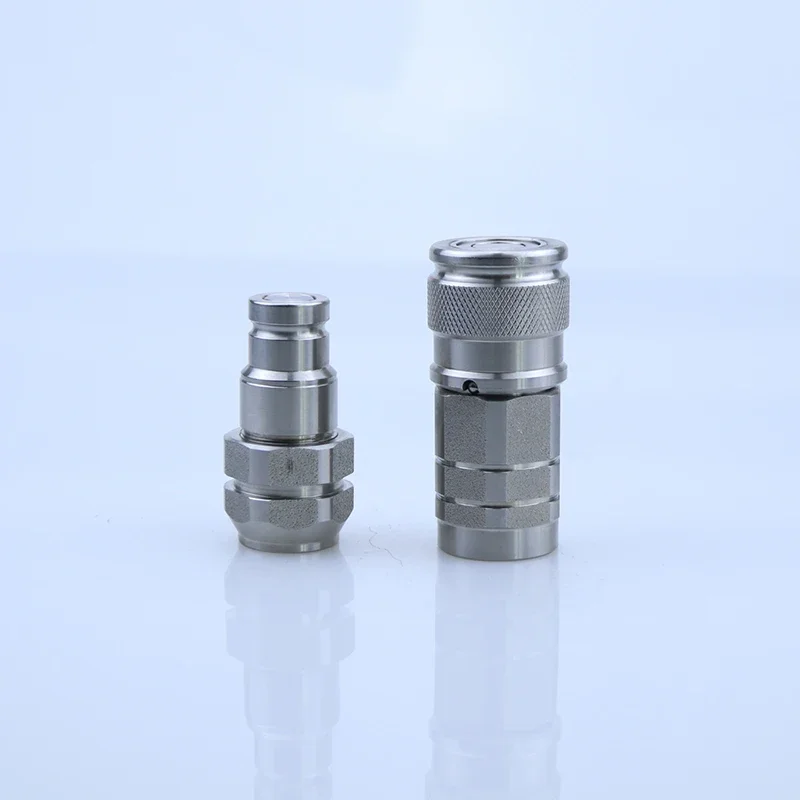 Stainless Steel Flat Face Hydraulic Hose Couplings Quick Disconnect Coupling