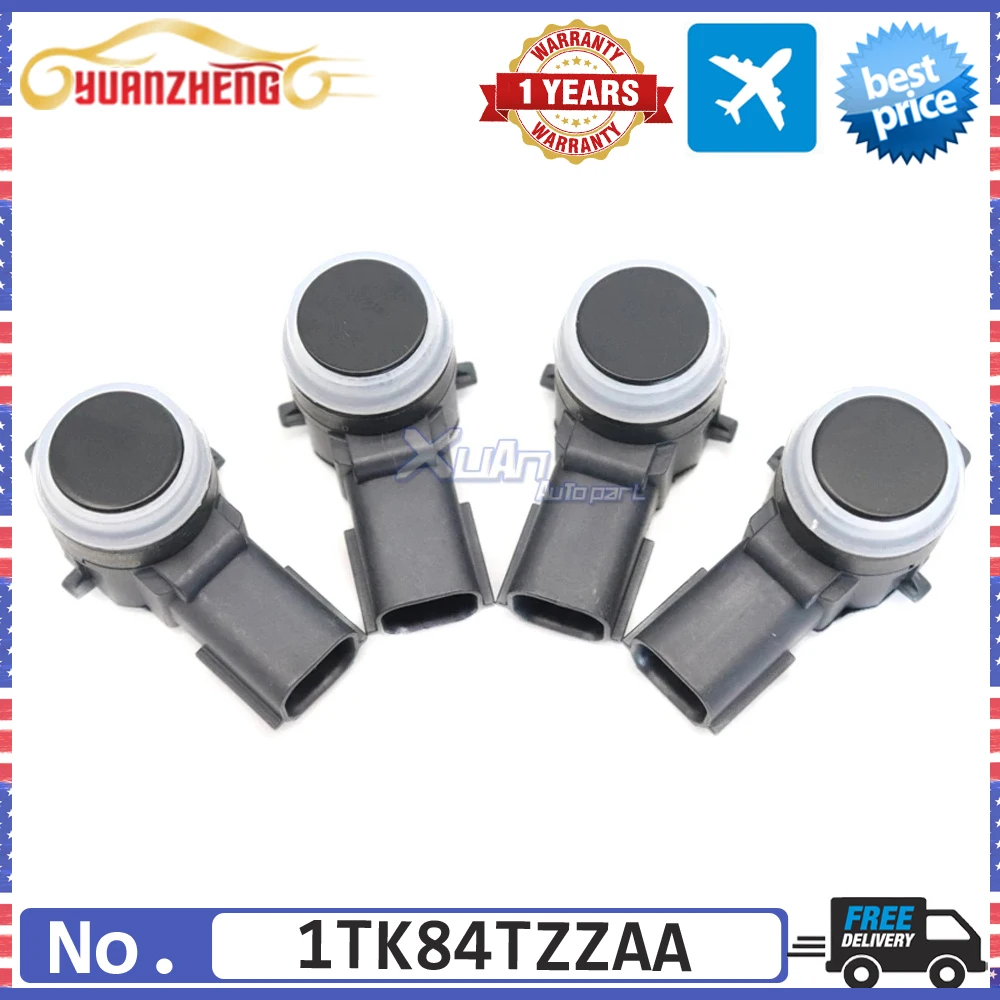 4PCS NEW 1TK84TZZAA PDC Bumper Reverse Assist Backup Parking Sensor for Jeep Grand Cherokee Dodge Durango Chrysler 200 II