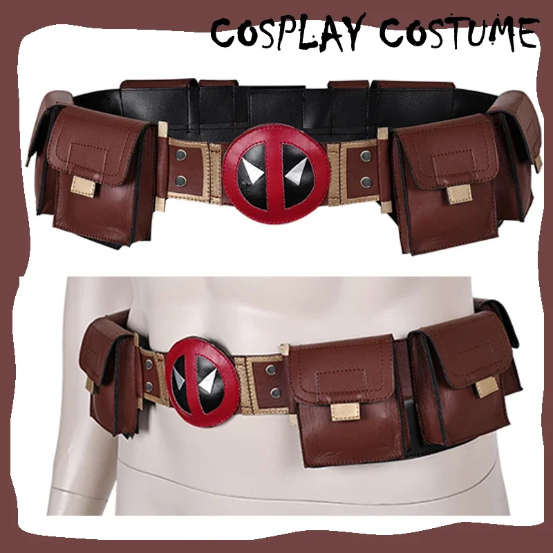 Dead Cosplay Pool Waistbag Belt 2024 Movie Dead Role Wolf Costume Accessories Waistbelt Props Men Adult Halloween Decor GiftY^0!