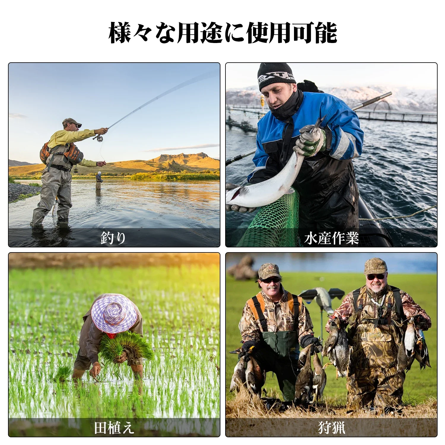 Goture Thickened 100% Waterproof fishing clothes S M L XL XXL Fly Fishing Waders Chest Overalls Waders Breathable Boot