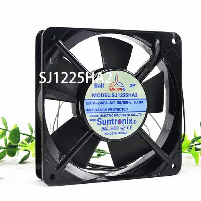 

L SJ1225HA2 Suntronix for SAN JUN 220V 0.10A 120*120*25MM 2-Pin inverter control fan