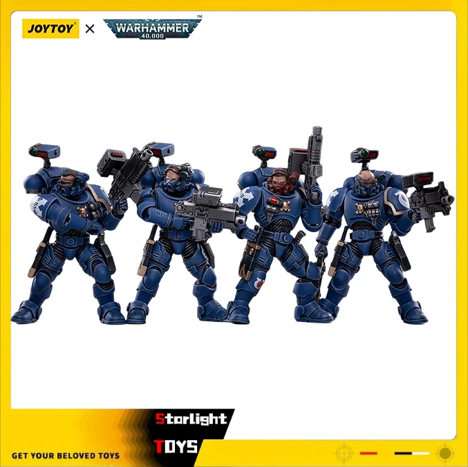 

JOYTOY 1/18 Action Figure Warhammer 40K Ultramarines Incursors 4PCS Toys Model Ornaments Collection Ornaments Gifts