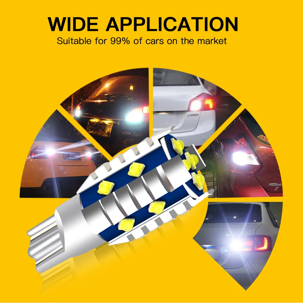 2×LED Reverse Light T15 W16W 921 Lamp for Chevrolet Caprice/Cruze/Sonic/Spark/Spark EV/Trax/Suburban/Bolt EV Car Backup Blub 12V
