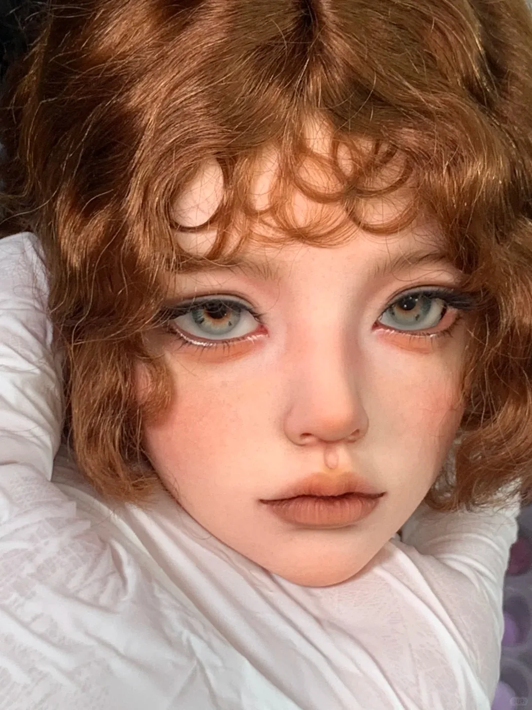 2026 New 1/3BJD sd doll custom makeup IP mari can move shape beautiful goddess girl  Just a head