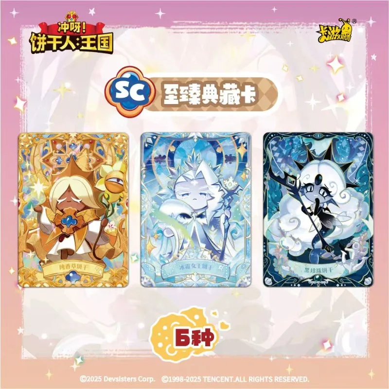Cartes authentiques KAYOU Cookie Run Kingdom, paquet croustillant, cartes de Collection Brave Heart, jouets cadeaux de vacances à thème Anime