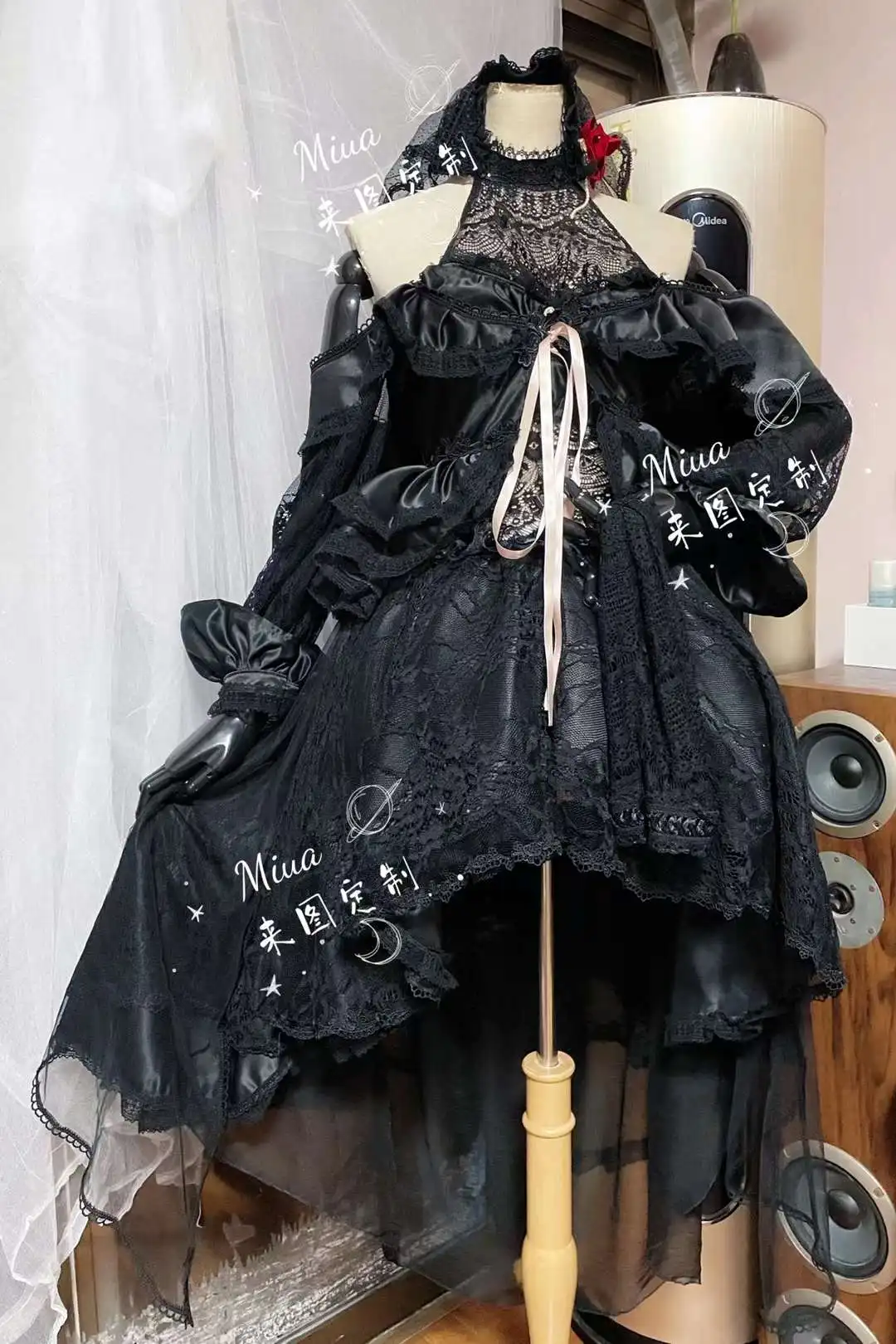 

Anime Game Vtuber Hololive Tokoyami Towa Lolita Uniform Party Gorgeous Dress Cosplay Costume Halloween Women Free Shipping 2022