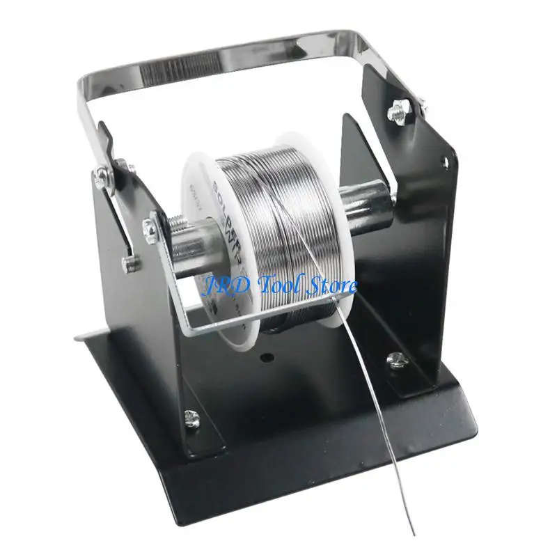 A2UD Compact Welding Wire Stand Solder Reel Stand Solder Roll Holder Welding Tool Accessories Tin Soldering Frame Metal Base