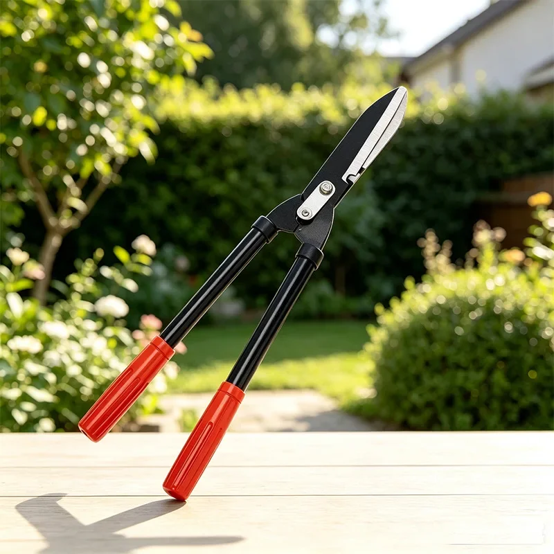 Telescopic Hedge Shears Garden Scissors Straight Head Pruning Shears For Lawn Greening Tea Tree Large Garden Tool bonsai
