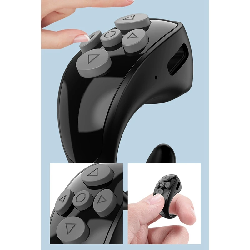 Ring Controller E-Book Page Turner Remote Control Ring Music Video Controller For Tiktok IOS Android Laptop,Requisite