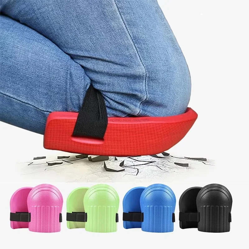 EVA Foam Knee Pad Labor Insurance Garden Knee Pads Thickened Wear-Resistant Non-slip Moisture-Proof Non-Tightening For FloorWork