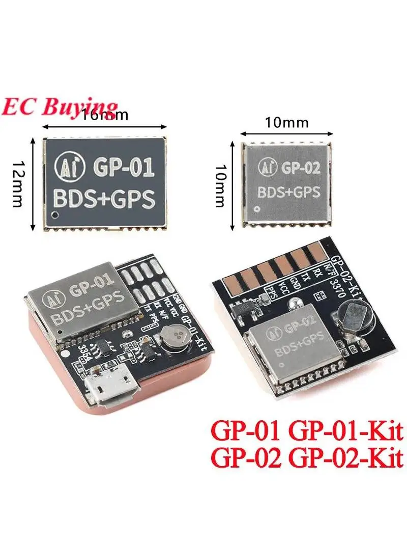 2 szt./1 szt. GP-01 GP-02 Zestaw GPS+BDS Beidou Dwumodowy Moduł Nawigacji Pozycjonowania Satelitarnego z Funkcją Timingu Płytka Rozwojowa BG02-T — zdjęcie produktu 7