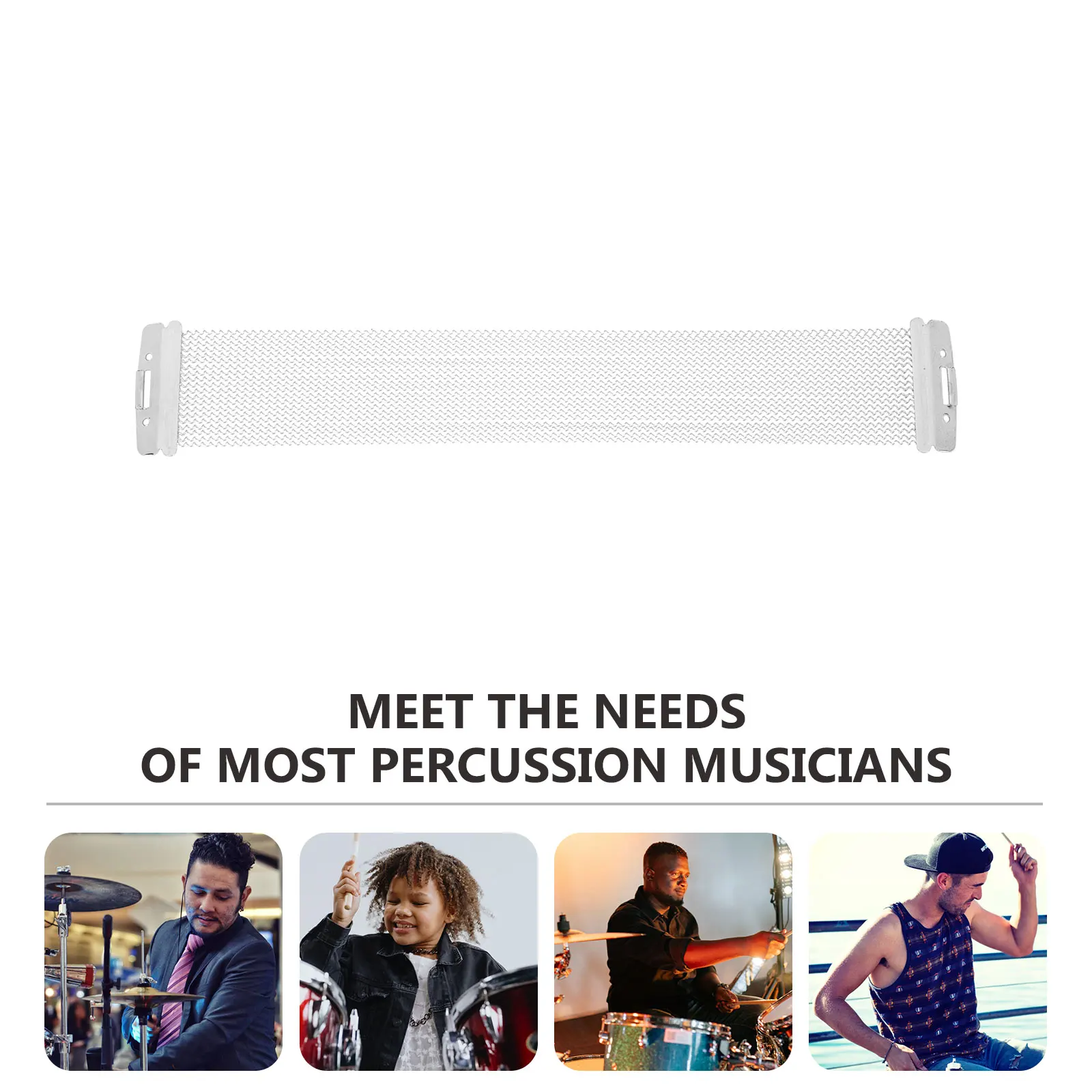 

Durable Stainless Steel Snare Wire Silver Color Excellent Craftsmanship For Marching Horn Instrument Accessory Replacement Part