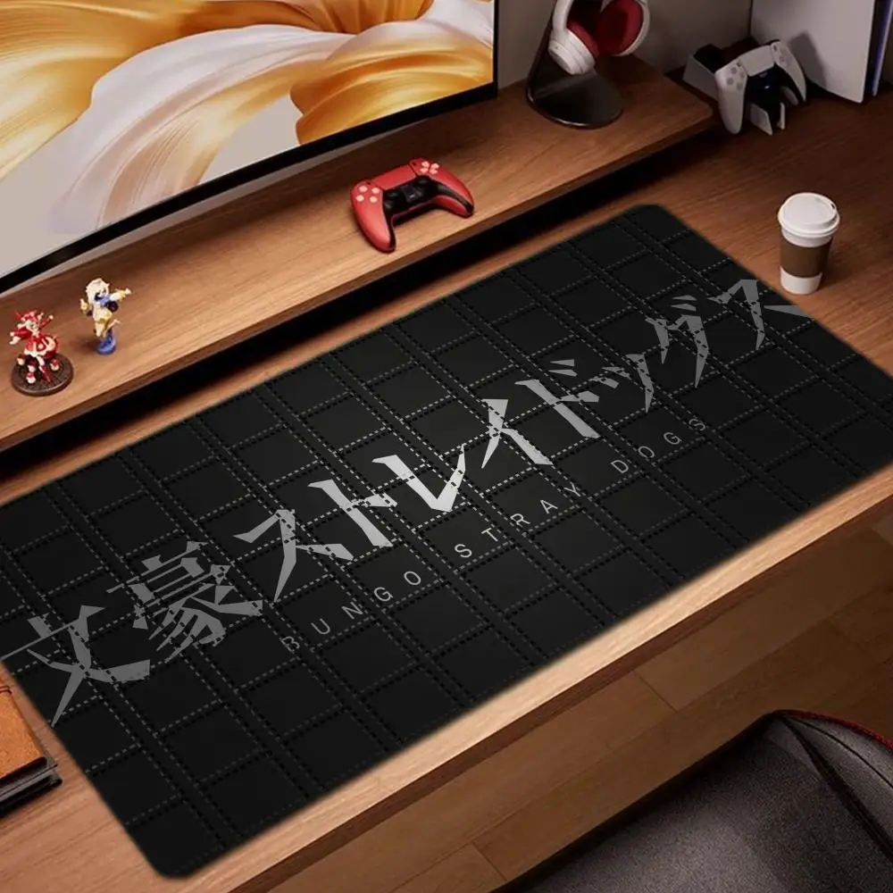 

Anime Bungou Stray Dogs Mouse Pad Game Accessories keyboard pad XXL large locking edge 1200X600 mm table mat Gaming mousepad