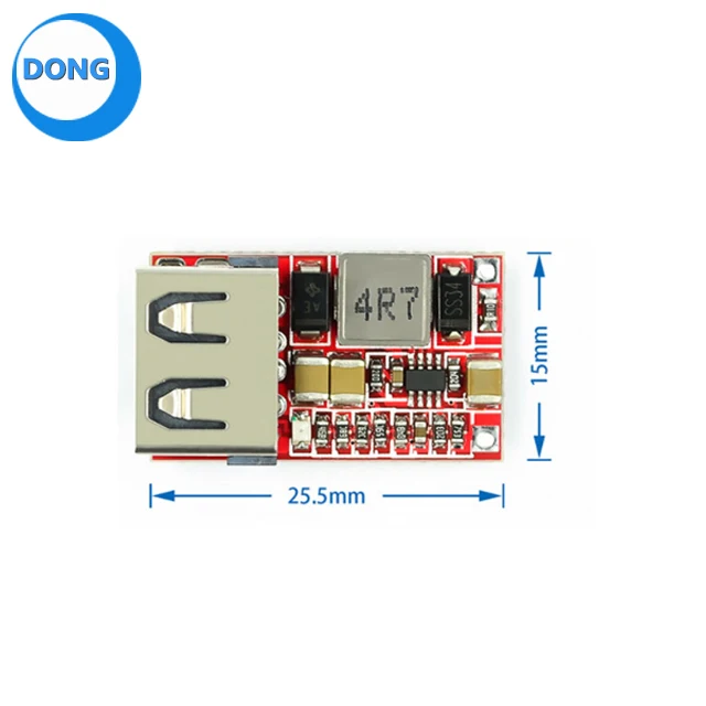 6-20V 12V to 5V 3A USB Buck Step Down Module DC-DC Converter Phone Charger Car Power Supply Module Efficiency 97.5%