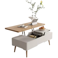 Organizer Lift Up Coffee Table Trau High Nordic Mobile Coffe Table Mesa Lateral Modern Tavolino Salotto Moderno Furniture