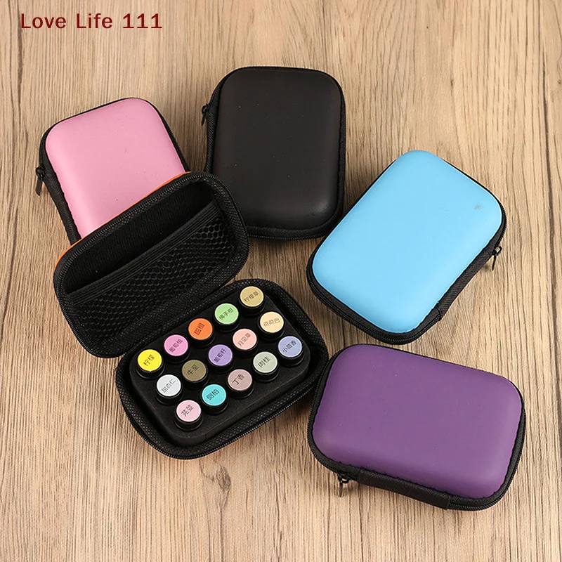 New 15Slots 1ML 2ML 3ML Essential Oil Case For Young Living Roller Bottles Storage Bag Holder Portable Perfume Hanging Organizer