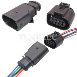 8 Pin Way Car Male Female Wiring Harness Connector with Wires Auto Radar Gearbox Sealed Sockets For VW 1J0973714 1J0973814