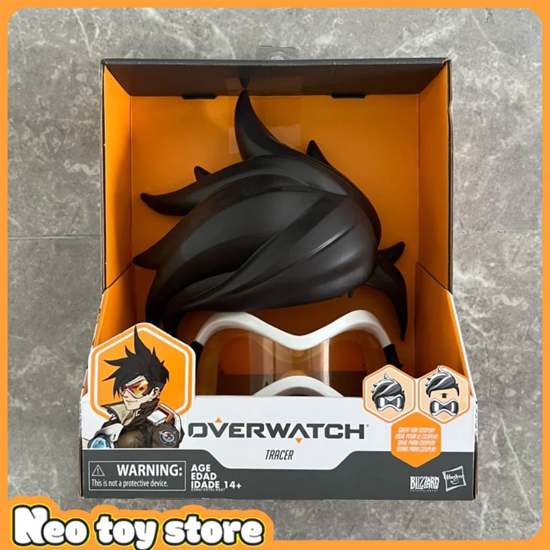 

Overwatch Tracer Wearable Mask Cosplay Prop Desktop Decoration Collectible Game Character Accessory For Collectors High Quality