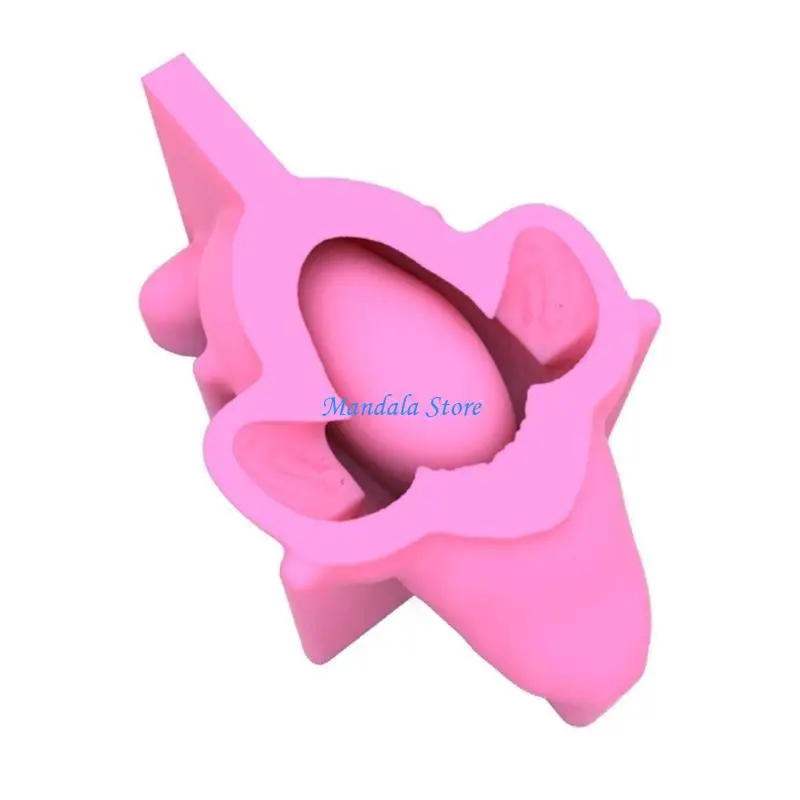 

U2JC Whale Holder Mold Candlestick Molds Gypsym Flowerpots Planter