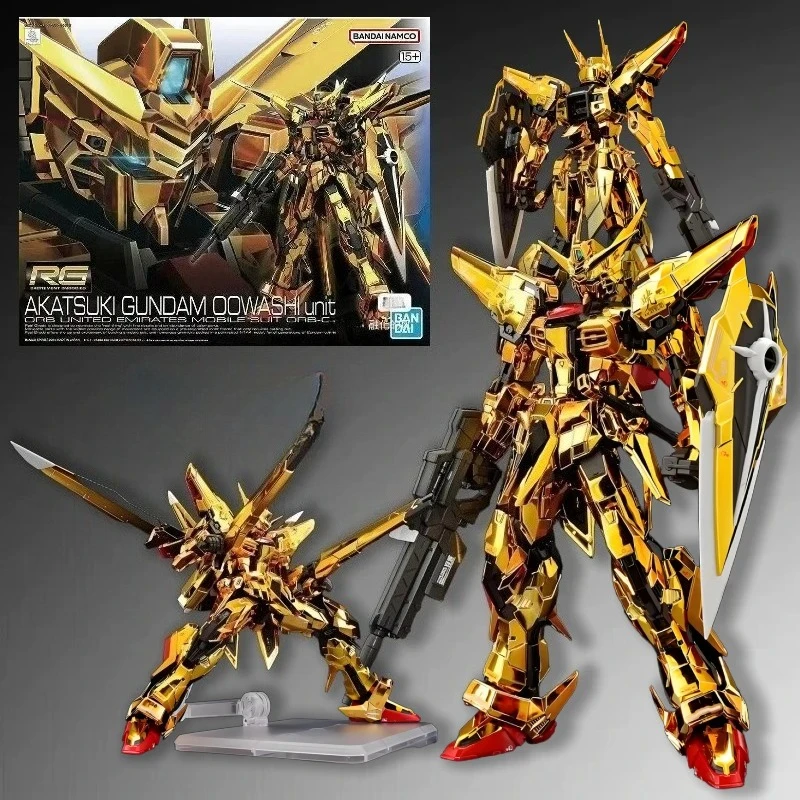 

В НАЛИЧИИ: Набор для сборки модели Bandai RG 1/144 ORB-01 Akatsuki Gundam Oowashi Pack Mobile Suit Gundam SEED Destiny