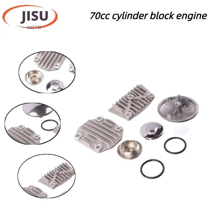 

GOOFIT Cylinder Head Cover Set Replacement for 50cc 70cc 90cc 110cc ATV Quad Panther Peace Baja Redcat