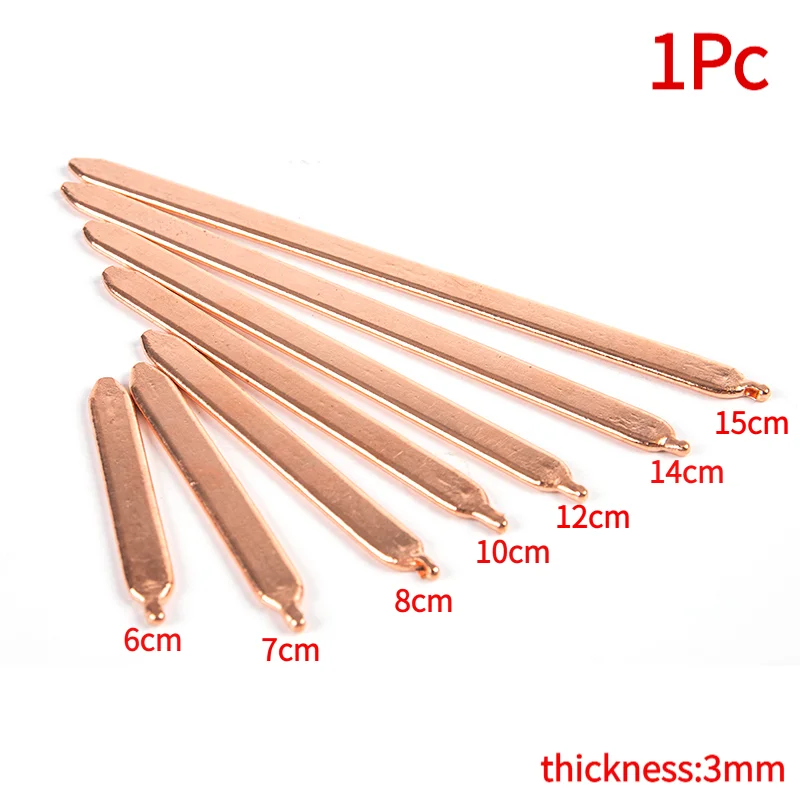 1Pc Copper Tube Diy Computer Laptop Cooling Notebook Heat Pipe Flat Tube 60mm-150mm.