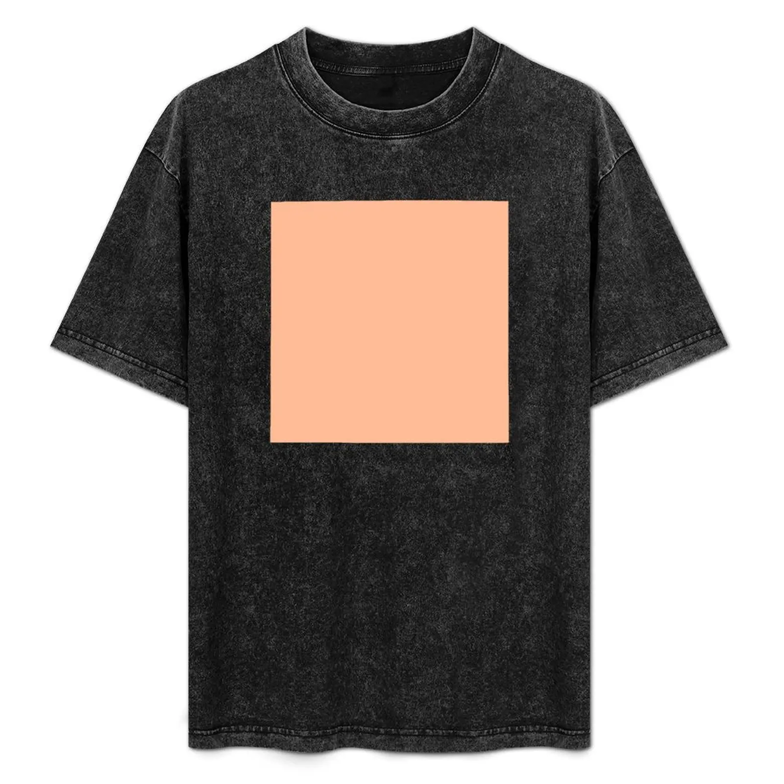 

Цвет года 2024 - Pantone - футболка Peach Fuzz, хлопковые мужские футболки, таможенный дизайн, забавные костюмы, мужская одежда