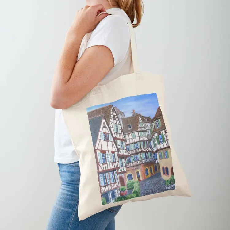 

Colmar old districts Tote Bag Big bag women bag for beach Customizable tote shopper women