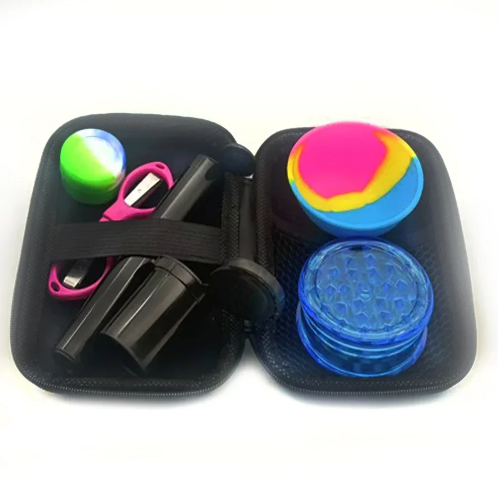 1 Set Antihaft-Silikon-Behälter Silikon-Aufbewahrungsbox Öl-Aufbewahrungsbox Aufbewahrungstasche Raucherzubehör – Detail 5