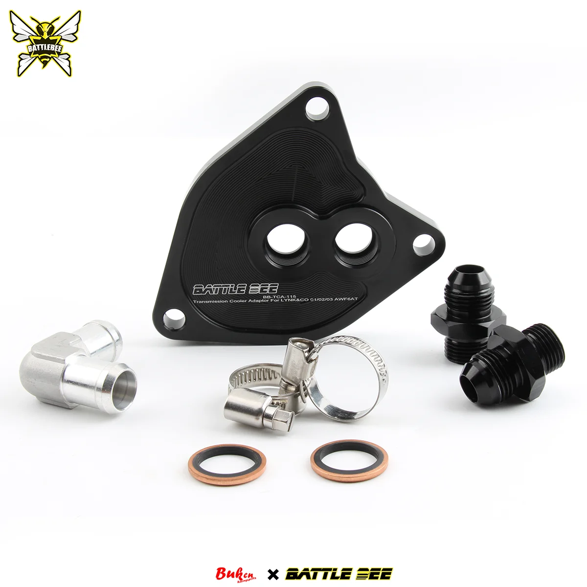 

BATTLEBEE Transmission Oil Cooler Adapter For Lyck&co 6Speed AT Gear Box Oil Cooler New Product Hot Sale BB-TCA-115