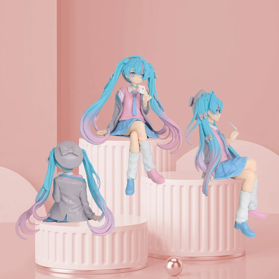 جديد هاتسون ميكو أنيمي الشكل الحب السترة موقف الجلوس البلاستيكية نموذج لجسم لعبة الديكور جمع الهدايا الأطفال هدية عيد ميلاد #3