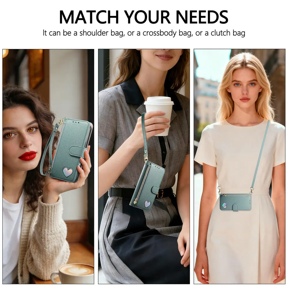 A57 A 37 17 07 16 26 36 A56 5G Crossbody سستة محفظة جلدية حقيبة لهاتف سامسونج جالاكسي A06 A16 A26 A36 A56 A07 A17 A37 A57 غطاء