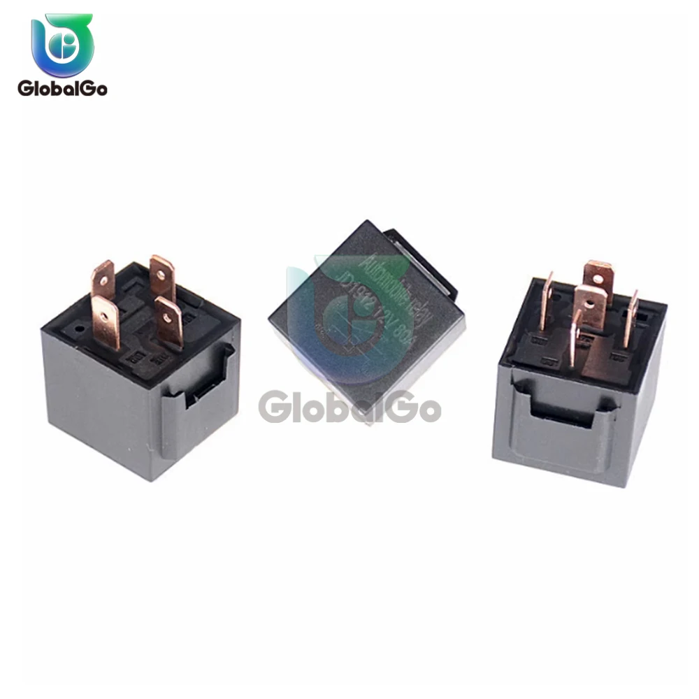 4pin/5pin Waterproof Automotive Relay 12V 24V 80A Car Control Device Car Plug-in Relays High Capacity Switching