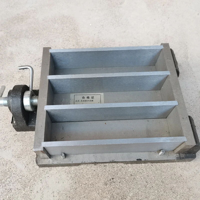 ISO Cement Mortar Mould 40×40×160mm Cement Sand Mortar Prism Test Mold for Cement Strength Test