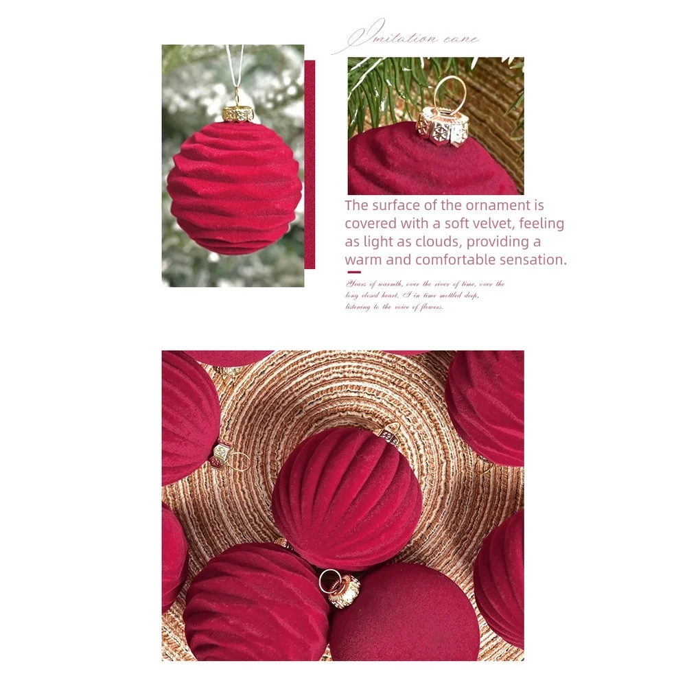 Festive Occasions Velvet Tree Decorations Holiday Tree Decor Holiday Decor Luxurious Holiday Decor Soft Plush Texture