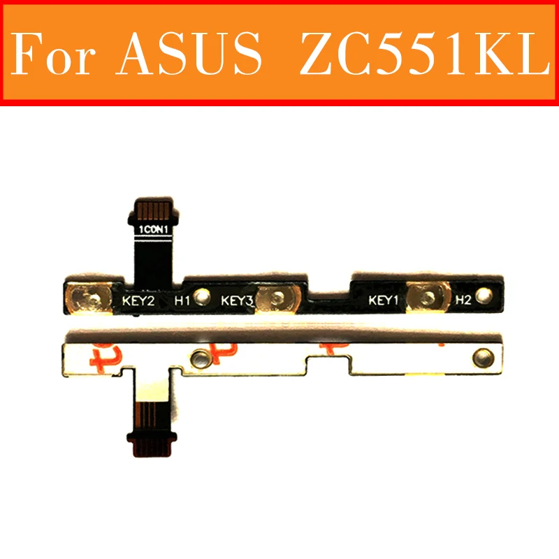 Genuine control volume Flex cable For Asus zenfone 3 laser ZC551KL power flex cable For Asus zc551kl Power button flex cable