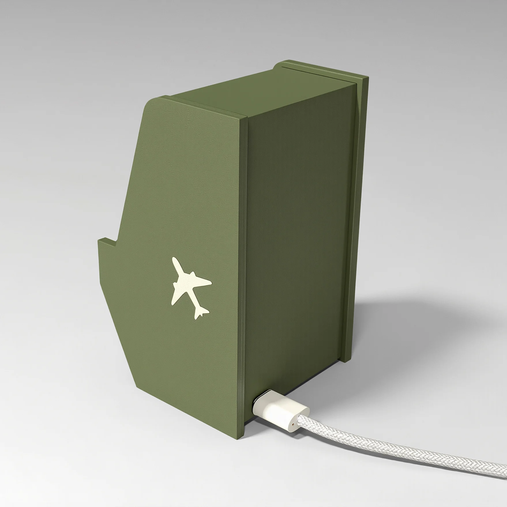 3D Printed Case Flight Tracker Gadget USB-C Powered Sonar Grid Screen Airplane Radar Monitor Live Tracking Compact Design