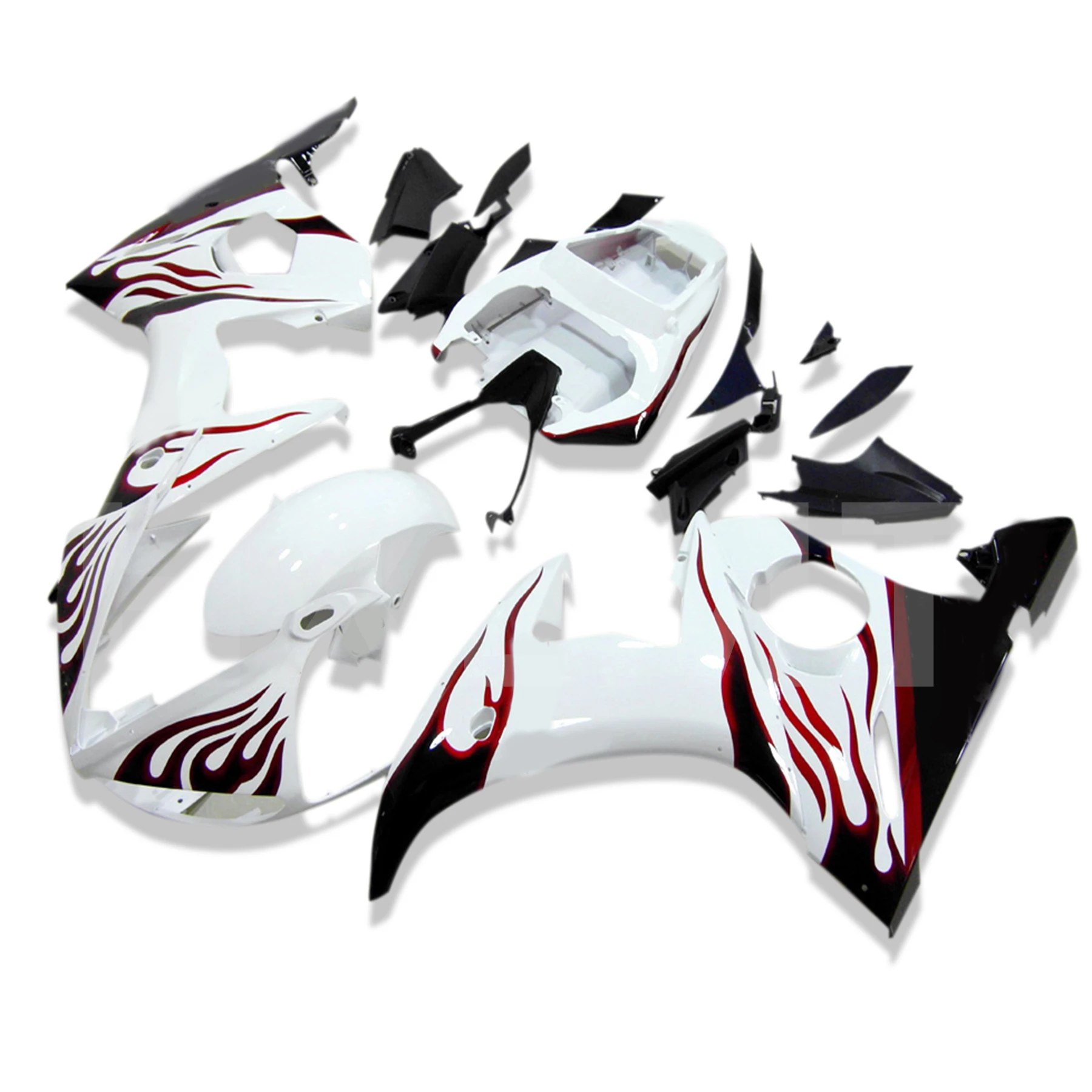 Brand New Bodywork For YAMAHA R6 Fairing Kit 2003 2004 2005 Matte And Glossy Black Fit YZF R6 Fairings 03 04 05