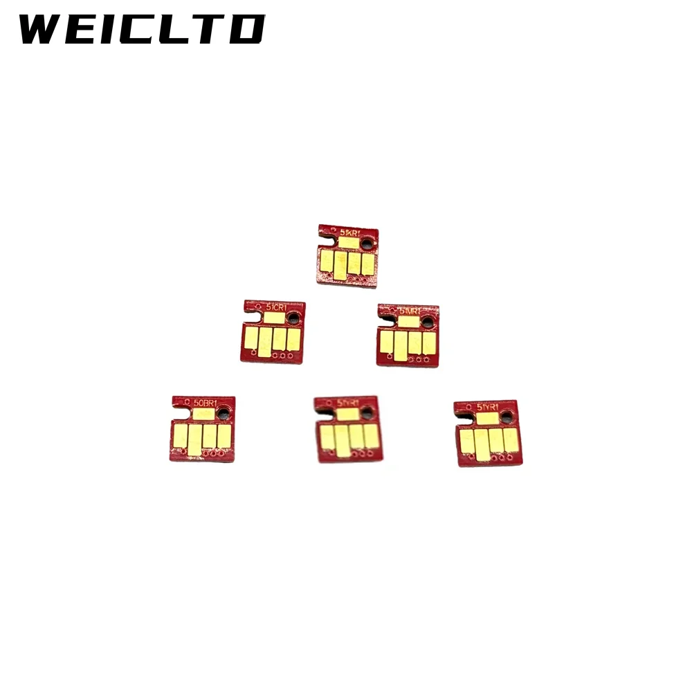 LA PGI-125 CLI-126 PGI125 CLI126 5Cor6C Permanent Chip for Canon PIXMA IP4810 MG5210 MG6110 IX6510 Printers