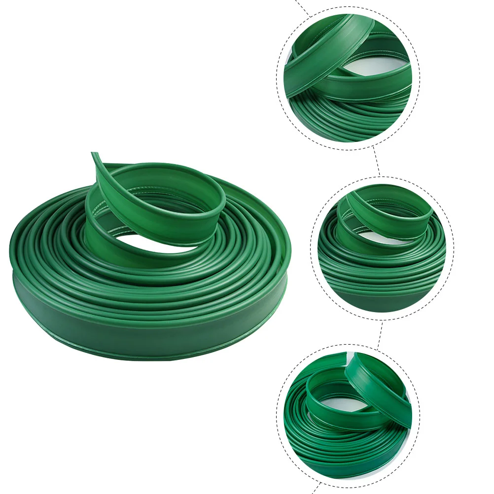 Edging Garden Border Lawn Fence Terrace Board Landscape Strip Flower Bed Grass Gardening Barrier Tape Tie Plastic Picket Stake