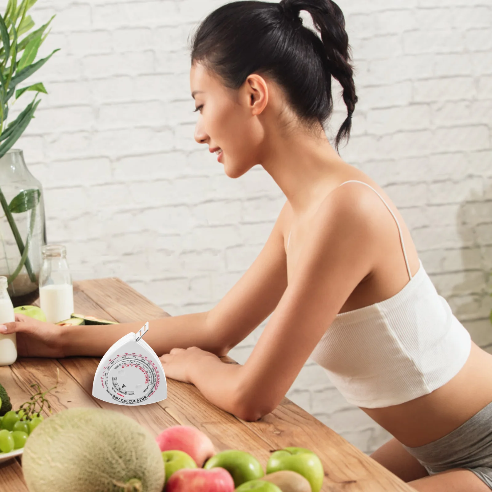 

BMI Health Waist Measuring Tape Body Measure Clothing Durable Precise Compact Lightweight Body Measuring Tape Calculator