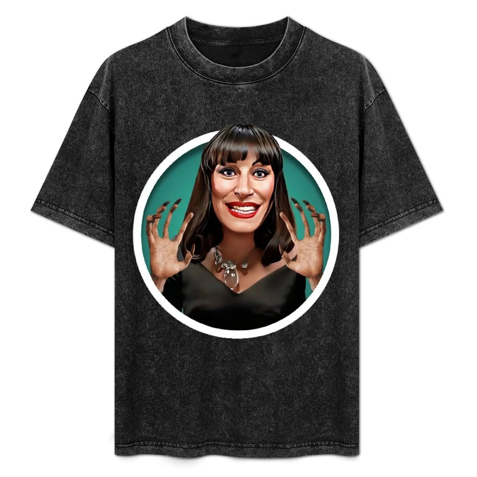 Camiseta de la película Witches - Anjelica Huston, camiseta antiarrugas de manga corta