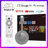 Google Netflix Certified HOMATICS Dongle G 4K TV Stick Android 14 OS Amlogic S905Y4 Media Player Dolby Atmos 2.4&5G 2T2R Wifi
