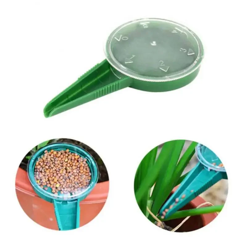 5 File Adjustable Planter Hand Held Flower Grass Plant Seeder Garden Multifunction Plant Seeding Dispenser Tool
