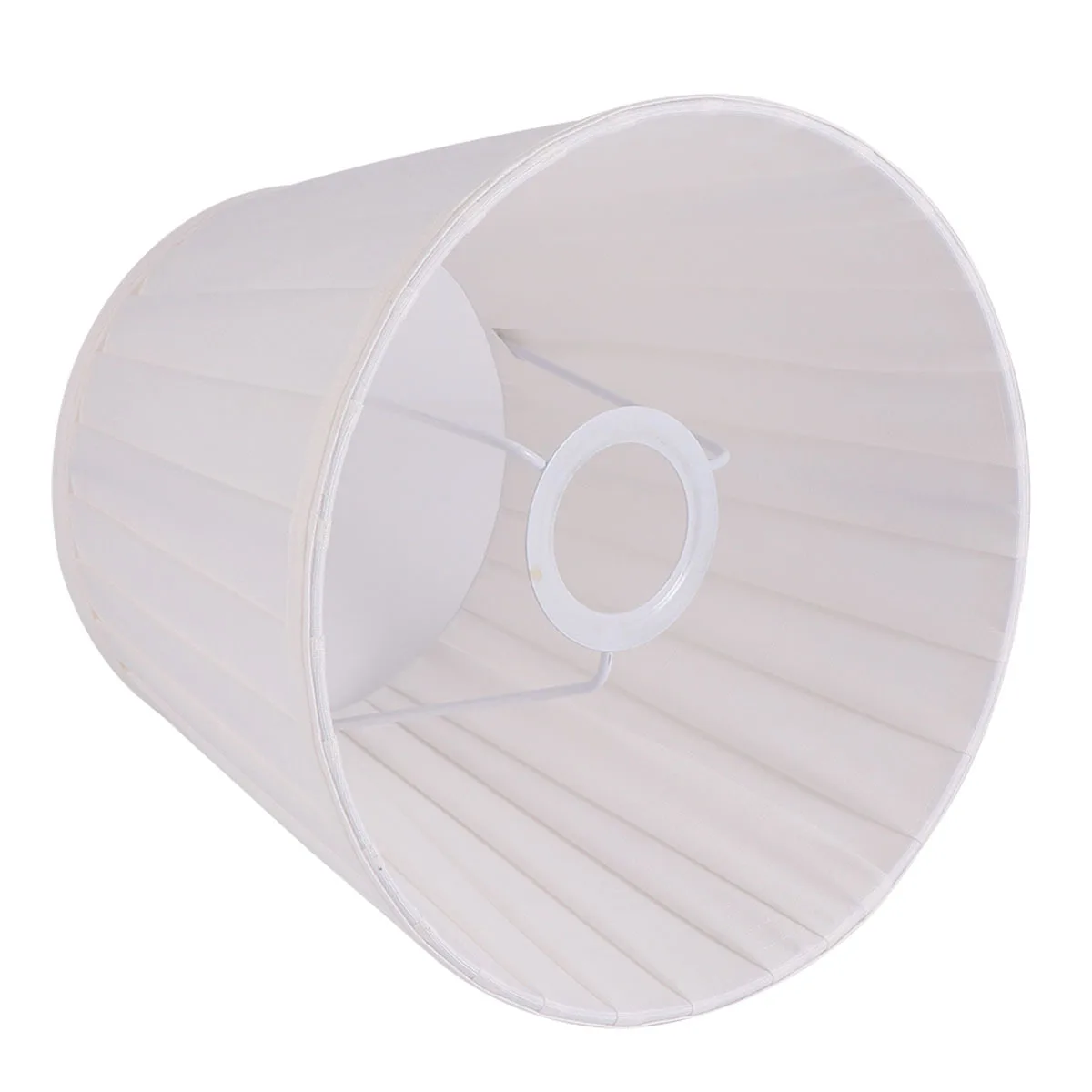 

1 шт. плиссированный тканевый абажур бежевого цвета, современный, для лампы E27, настольной, напольной, прикроватной, настенной лампы, для дома, офиса, ресторана