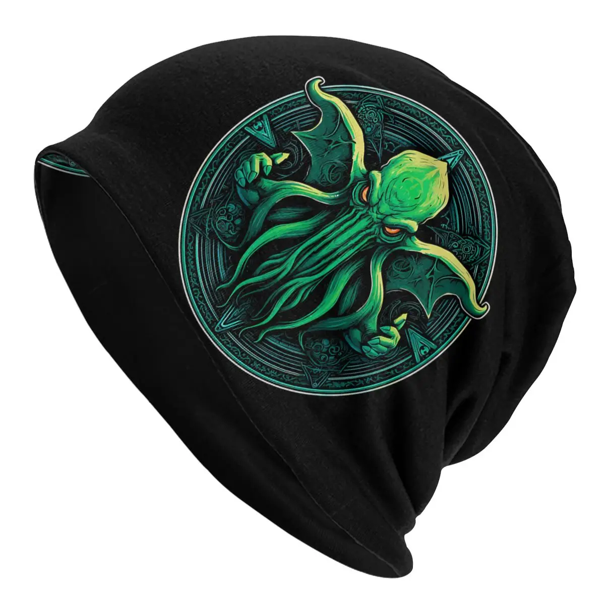 Thin Bonnet Hats Cthulhu Great Old Ones Men Women's Wing Cthulhu Cap Design Skullies Beanies Caps